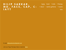 Tablet Screenshot of dilipsarkar.com